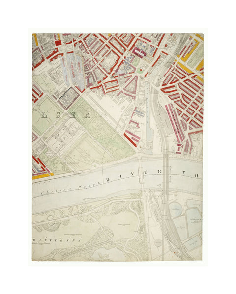 Descriptive map of London Poverty Section 43 1889