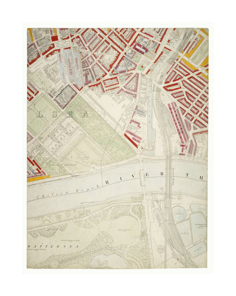Descriptive map of London Poverty Section 43 1889