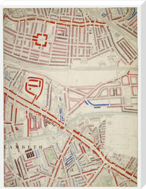 Descriptive map of London Poverty Section 48 1889.