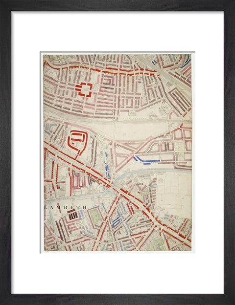 Descriptive map of London Poverty Section 48 1889.