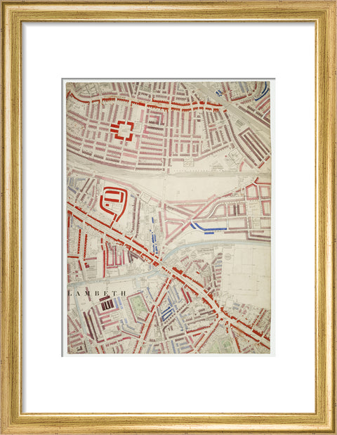 Descriptive map of London Poverty Section 48 1889.