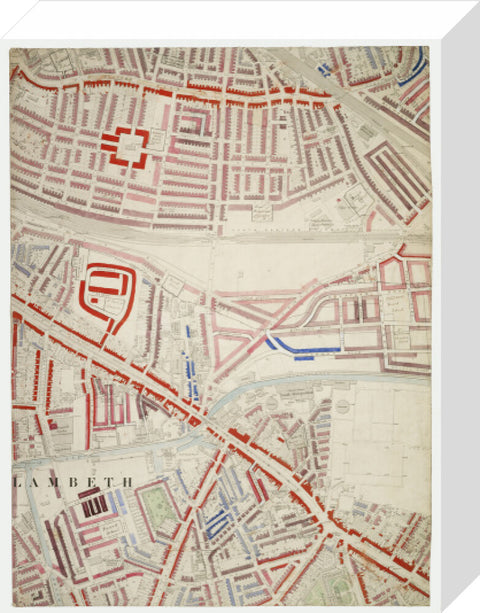 Descriptive map of London Poverty Section 48 1889.