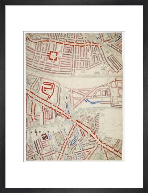 Descriptive map of London Poverty Section 48 1889.