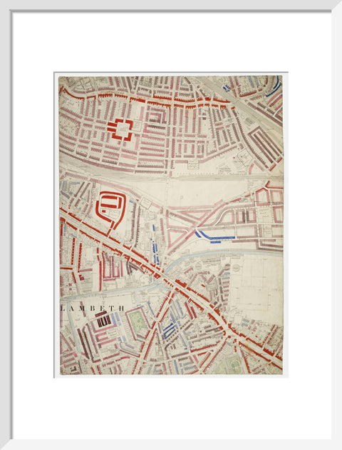 Descriptive map of London Poverty Section 48 1889.