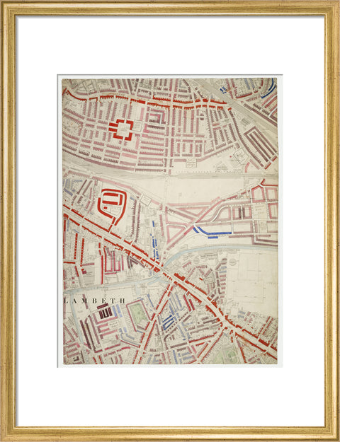 Descriptive map of London Poverty Section 48 1889.