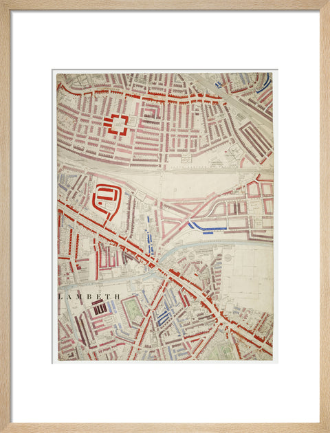 Descriptive map of London Poverty Section 48 1889.
