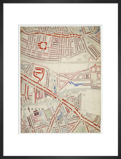 Descriptive map of London Poverty Section 48 1889.