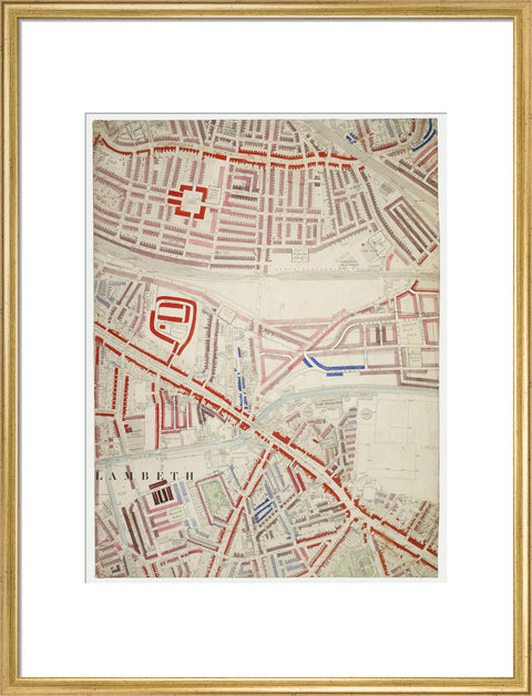 Descriptive map of London Poverty Section 48 1889.