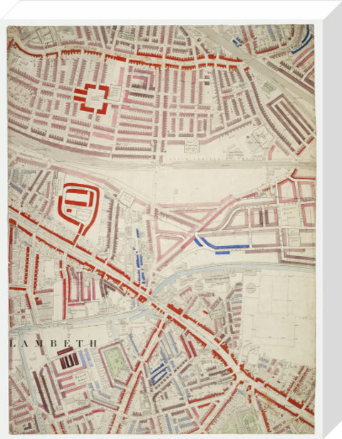 Descriptive map of London Poverty Section 48 1889.