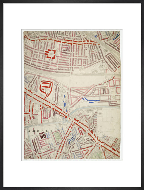 Descriptive map of London Poverty Section 48 1889.