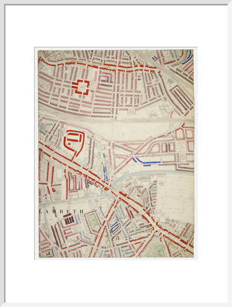 Descriptive map of London Poverty Section 48 1889.