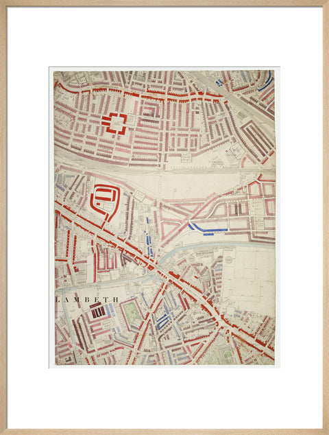 Descriptive map of London Poverty Section 48 1889.