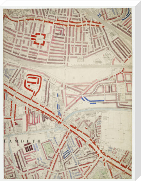 Descriptive map of London Poverty Section 48 1889.