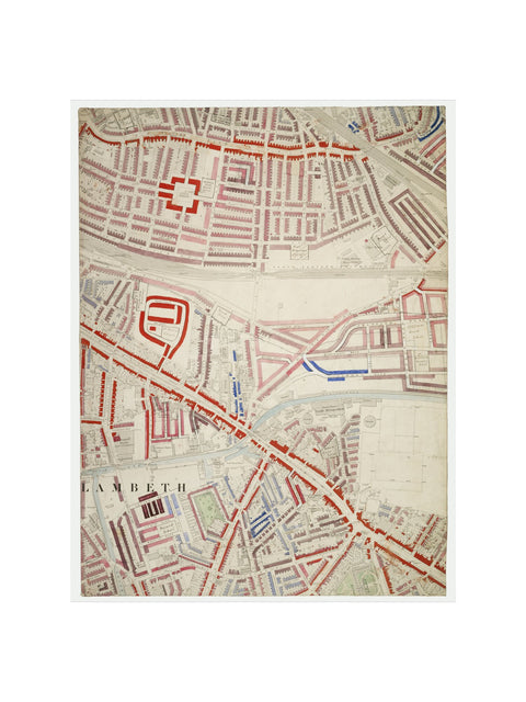 Descriptive map of London Poverty Section 48 1889.