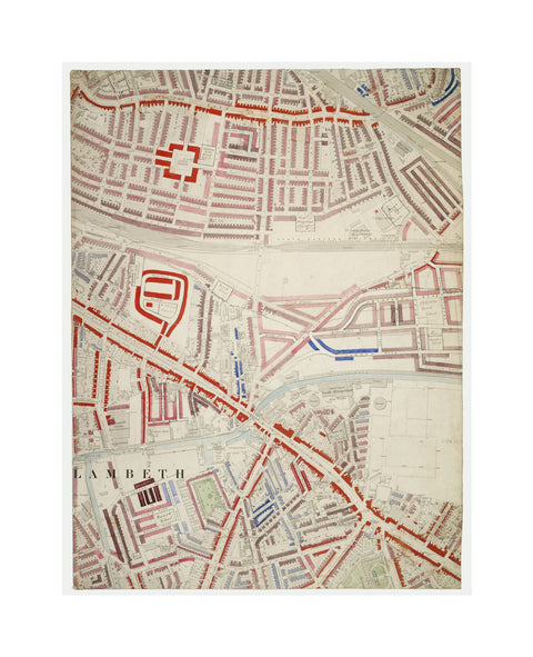 Descriptive map of London Poverty Section 48 1889.