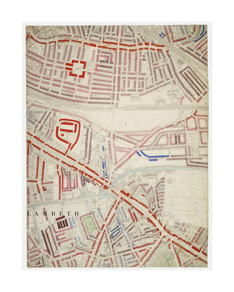Descriptive map of London Poverty Section 48 1889.