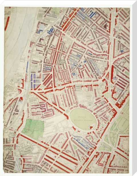 Descriptive map of London Poverty Section 45 1889.