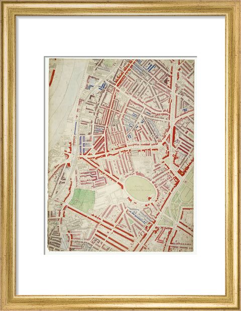 Descriptive map of London Poverty Section 45 1889.