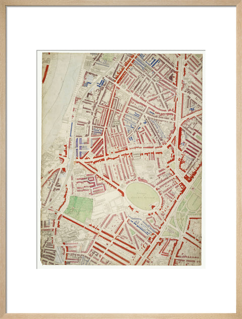 Descriptive map of London Poverty Section 45 1889.
