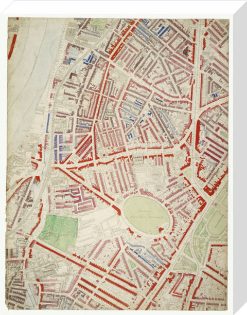 Descriptive map of London Poverty Section 45 1889.