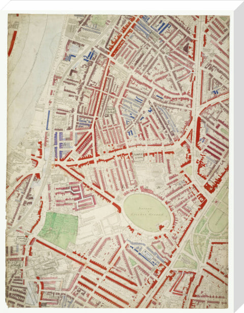 Descriptive map of London Poverty Section 45 1889.