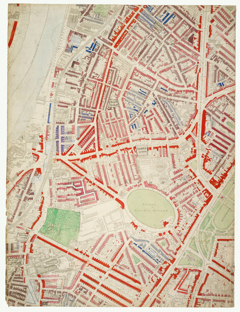Descriptive map of London Poverty Section 45 1889.