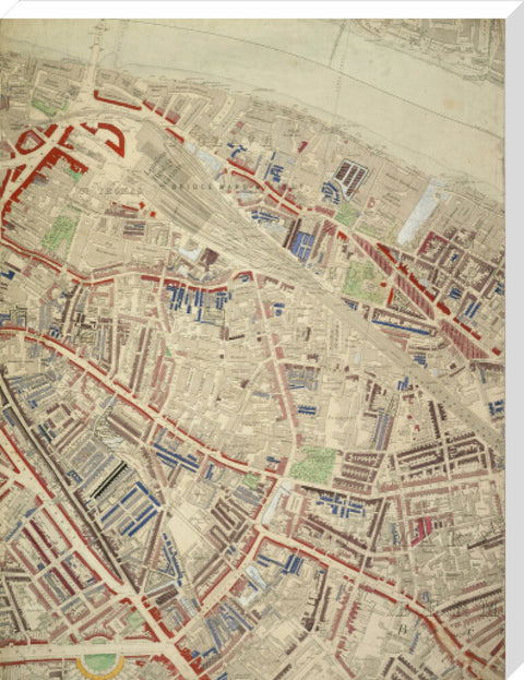 Descriptive map of London Poverty Section 37 1889
