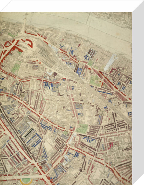 Descriptive map of London Poverty Section 37 1889