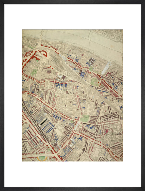 Descriptive map of London Poverty Section 37 1889