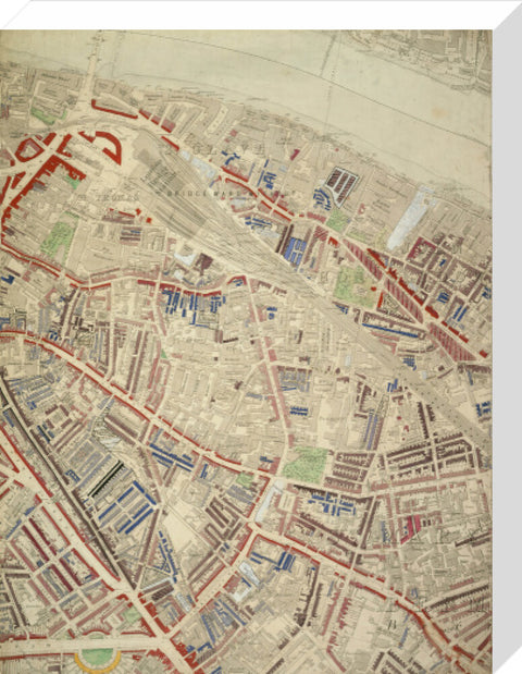 Descriptive map of London Poverty Section 37 1889