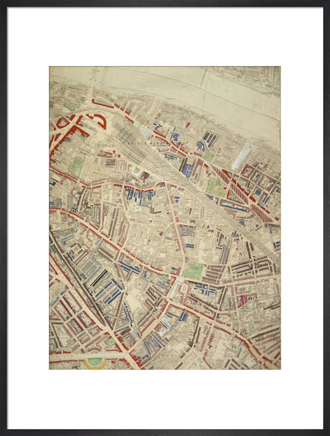 Descriptive map of London Poverty Section 37 1889