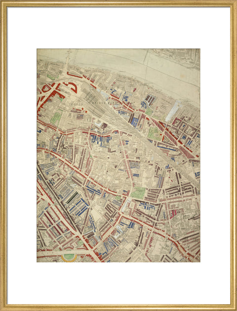 Descriptive map of London Poverty Section 37 1889