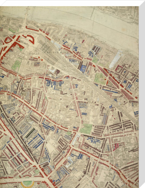 Descriptive map of London Poverty Section 37 1889