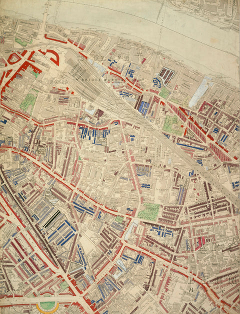 Descriptive map of London Poverty Section 37 1889