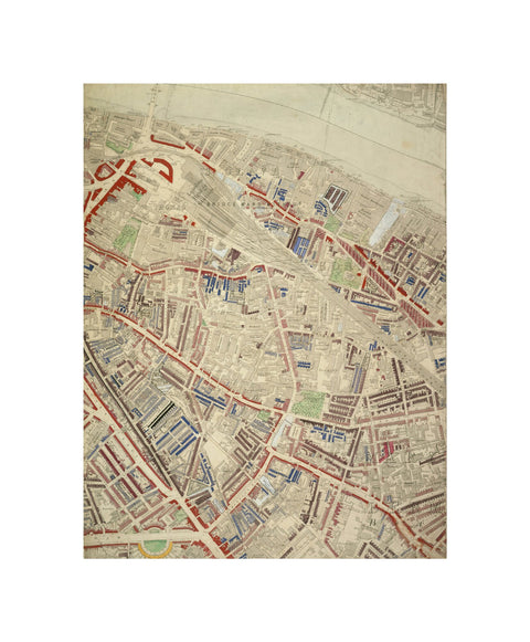 Descriptive map of London Poverty Section 37 1889