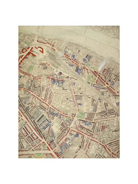 Descriptive map of London Poverty Section 37 1889