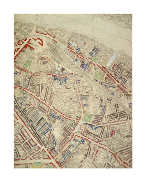Descriptive map of London Poverty Section 37 1889