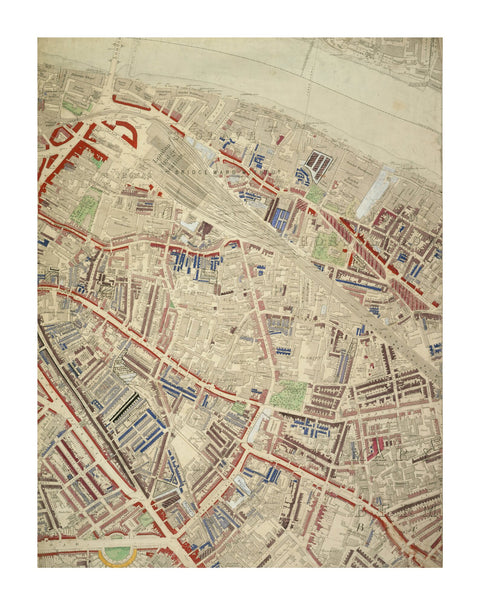 Descriptive map of London Poverty Section 37 1889