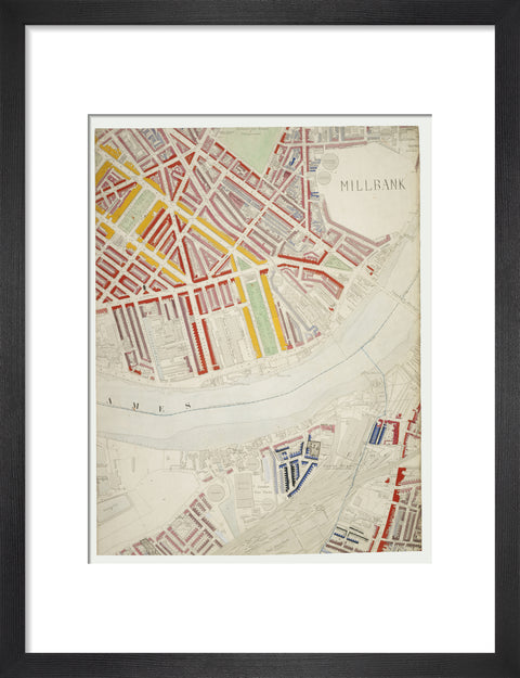 Descriptive map of London Poverty Section 44 1889