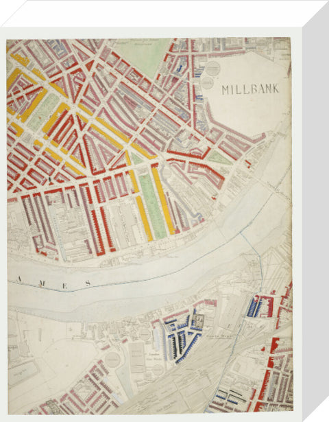 Descriptive map of London Poverty Section 44 1889