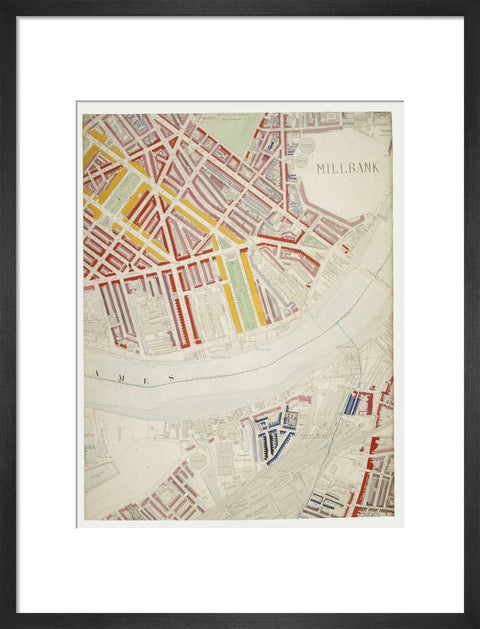 Descriptive map of London Poverty Section 44 1889