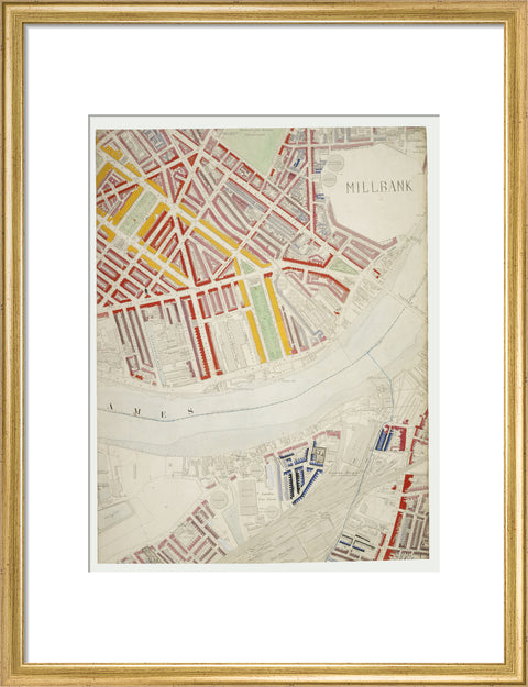 Descriptive map of London Poverty Section 44 1889