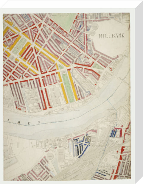 Descriptive map of London Poverty Section 44 1889