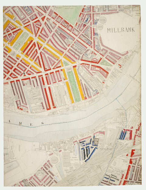 Descriptive map of London Poverty Section 44 1889