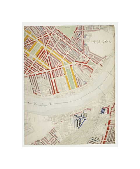 Descriptive map of London Poverty Section 44 1889