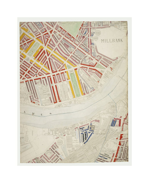 Descriptive map of London Poverty Section 44 1889