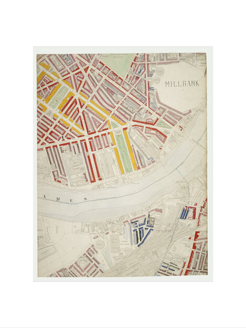 Descriptive map of London Poverty Section 44 1889