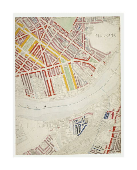 Descriptive map of London Poverty Section 44 1889