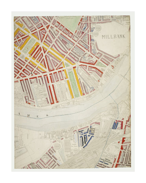 Descriptive map of London Poverty Section 44 1889