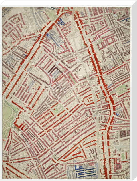 Descriptive map of London Poverty Section 46 1889